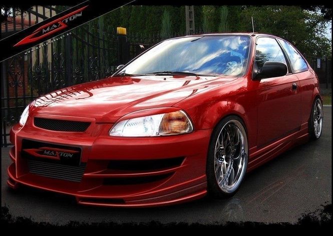 Hovedbilde FRONT BUMPER < INFERNO > CIVIC VI PREFACE MODEL