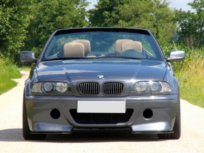 BMW E46 CSL-Line Front Bumper med leppe