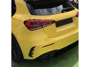 Hovedbilde Mercedes W177 Aero Flaps Blank Sort AMG Look