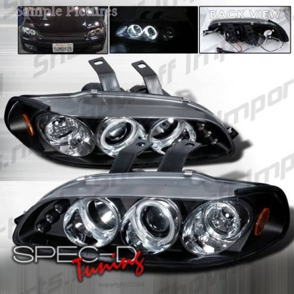 Honda Civic 92-95 2/3D LED Projector Headlights Black [JY] 
