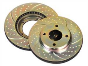 Hovedbilde EBC GROOVE DISC BROMSSKIVOR ALFA 146 FRAM 257MM ...