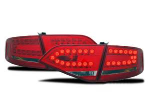Hovedbilde Audi A4 B8 LED Baglygter Rød / Klar