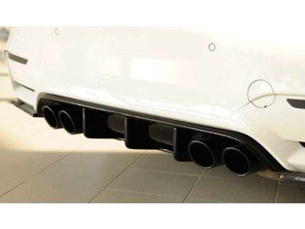 BMW F80 F82  F83 Rieger Hækskørte Blank Sort - M3