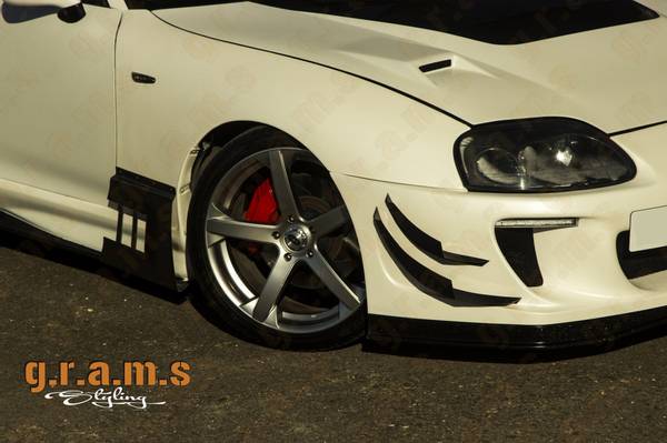 Toyota Supra MK4 Front Bumper Canards (4 pack)