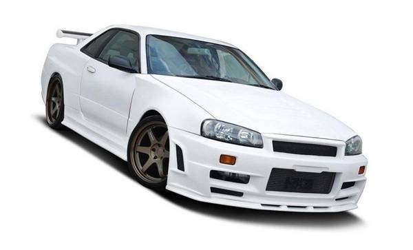 FRONT WIDE ARCHES Z-TYPE LOOK NISSAN SKYLINE R34 GTR (FOR Z-TYPE