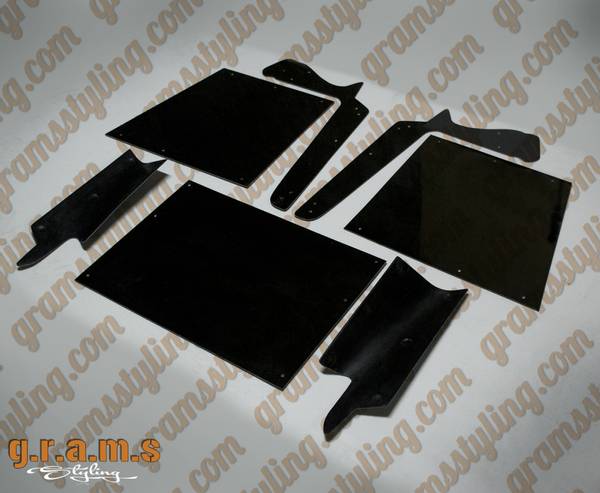 Nissan S14 Boss V2 Style Rear diffuser - carbon 