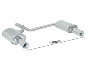 Hovedbilde Audi A4 Ragazzon Rustfri Bagpotte Duplex 90mm