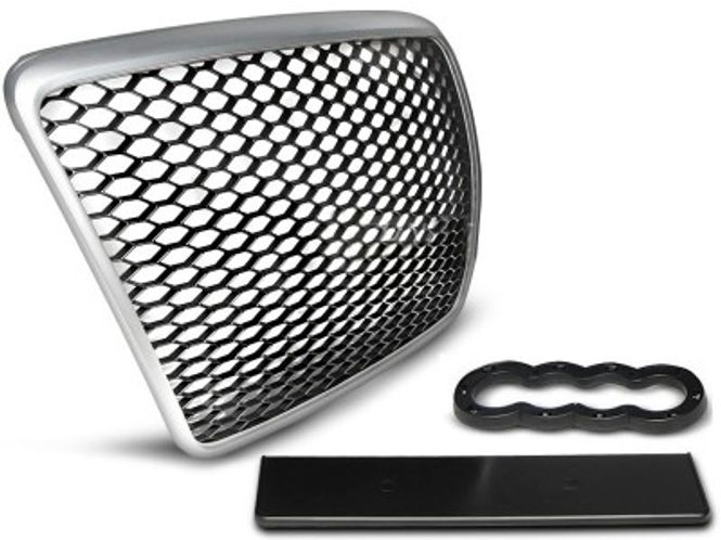Hovedbilde Audi A6 4F Frontgrill RS-Look Honeycomb Sølv ...