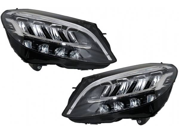 Mercedes C-Klasse W205 Forlygter Fuld LED 19-