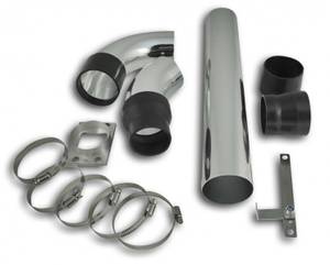 Hovedbilde Universal Luftfilter Indsugnings Kit Alu Rør 3
